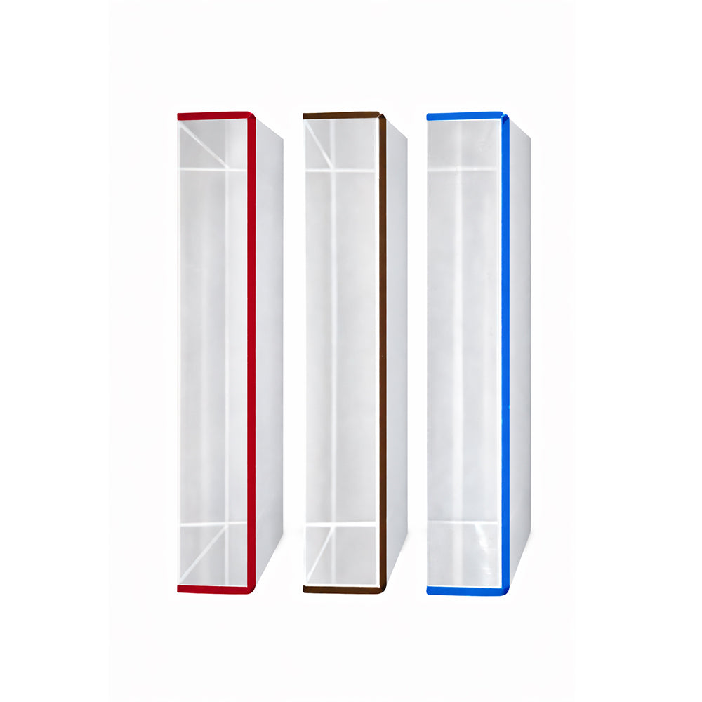 Frame-in-Frame Accent Edge: Graphite, Red and Blue