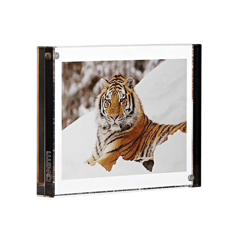 Color Edge Acrylic Magnet Frame in Graphite
